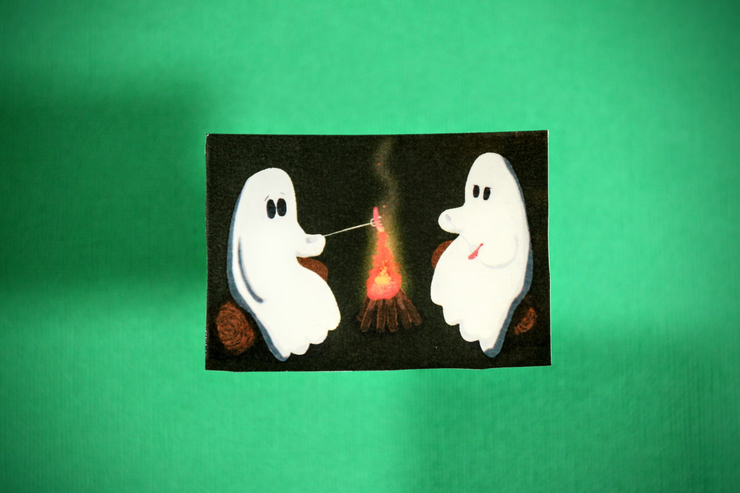 CAMPFIRE GHOSTS Vinyl Sticker