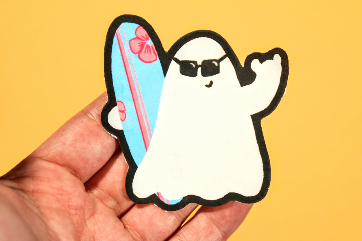 SURFER GHOST Vinyl Sticker