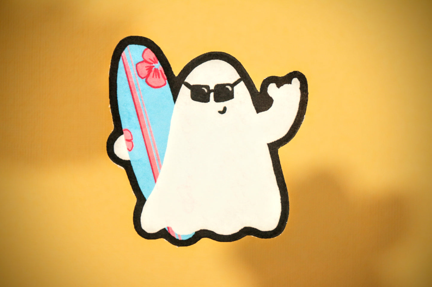 SURFER GHOST Vinyl Sticker