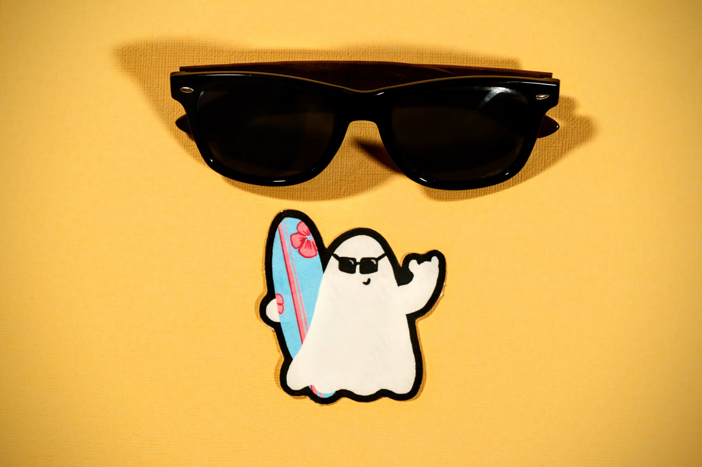 SURFER GHOST Vinyl Sticker